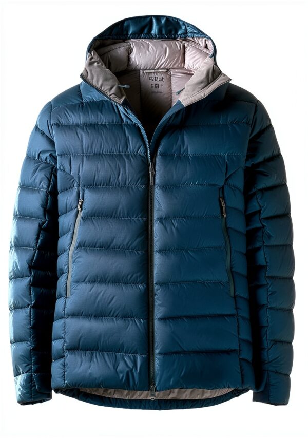 Rab Electron Pro 800-Fill Down Veste à capuche pour homme, Bleu tempête, X-Large-0