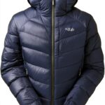 RAB Glaceon Pro Veste légère en duvet homme 700 fill capuche casque-0