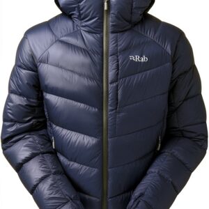 RAB Glaceon Pro Veste légère en duvet homme 700 fill capuche casque-0