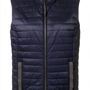 Gilet Rabe sans manche 42 cm col officier, fermeture éclair, polyamide-0