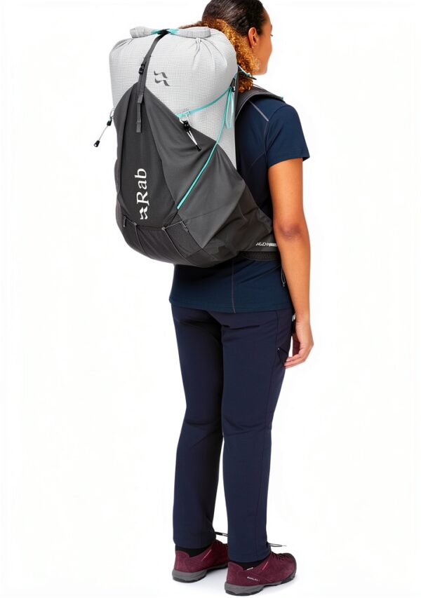 Sac à Dos randonnée Femme Rab Muon ND 40 Pewter Graphene Coupe étroite-7