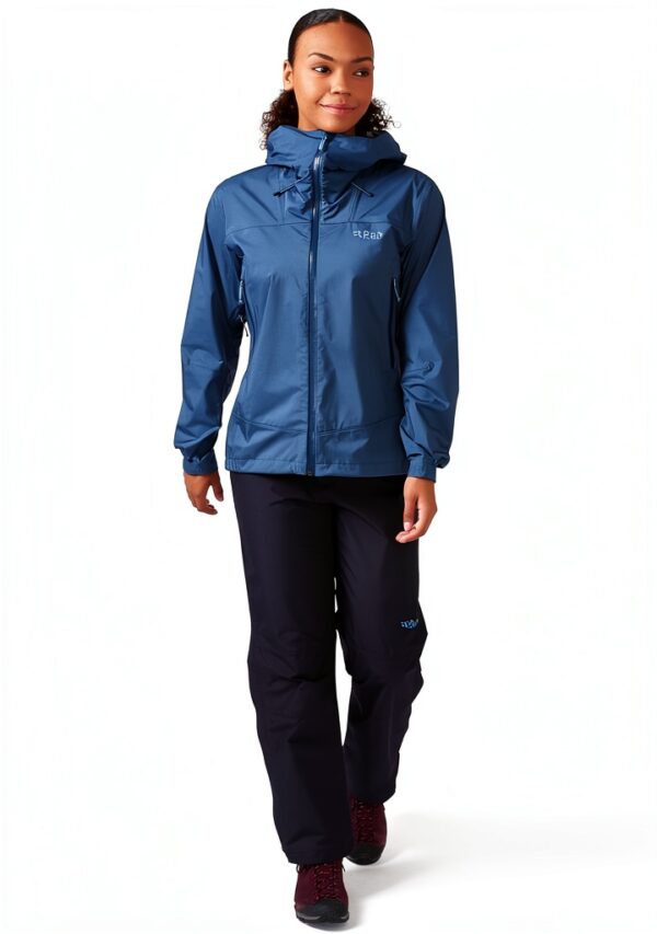 Rab Downpour Plus 2.0 Veste imperméable et respirante pour femme pour randonnée, trekking, escalade-2