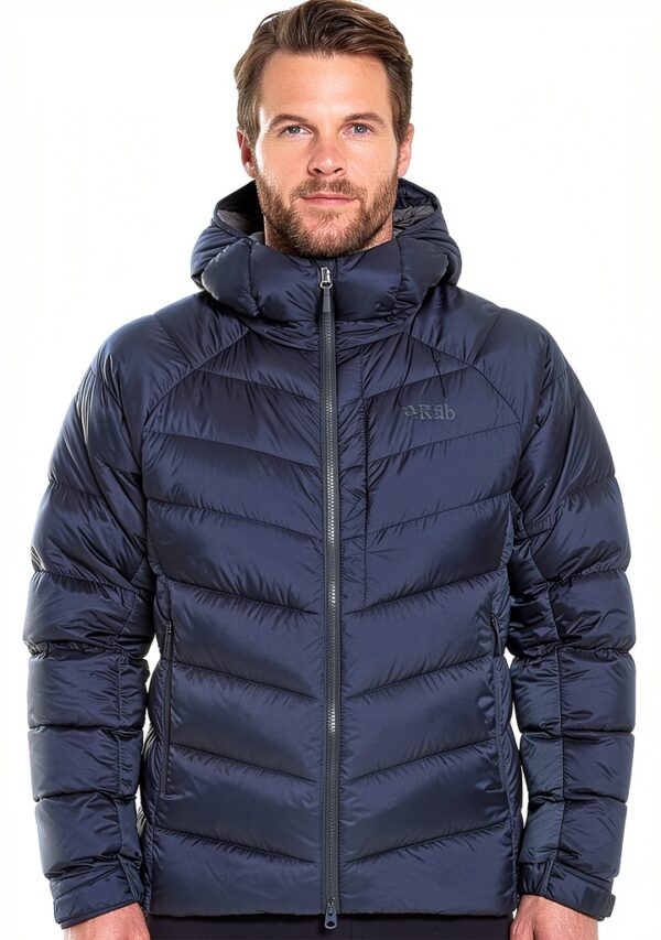 RAB Glaceon Pro Veste légère en duvet pour homme – Tempest Blue XL-3