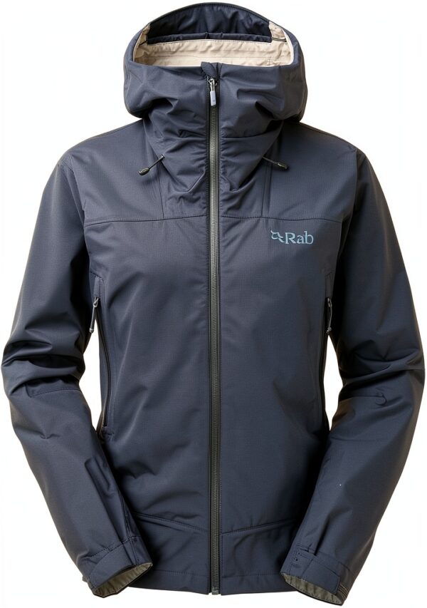 Rab Downpour Plus 2.0 Veste imperméable et respirante pour femme pour randonnée, trekking, escalade-0