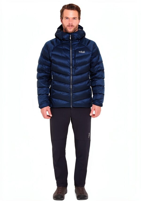 RAB Glaceon Pro Veste légère en duvet homme 700 fill capuche casque-1