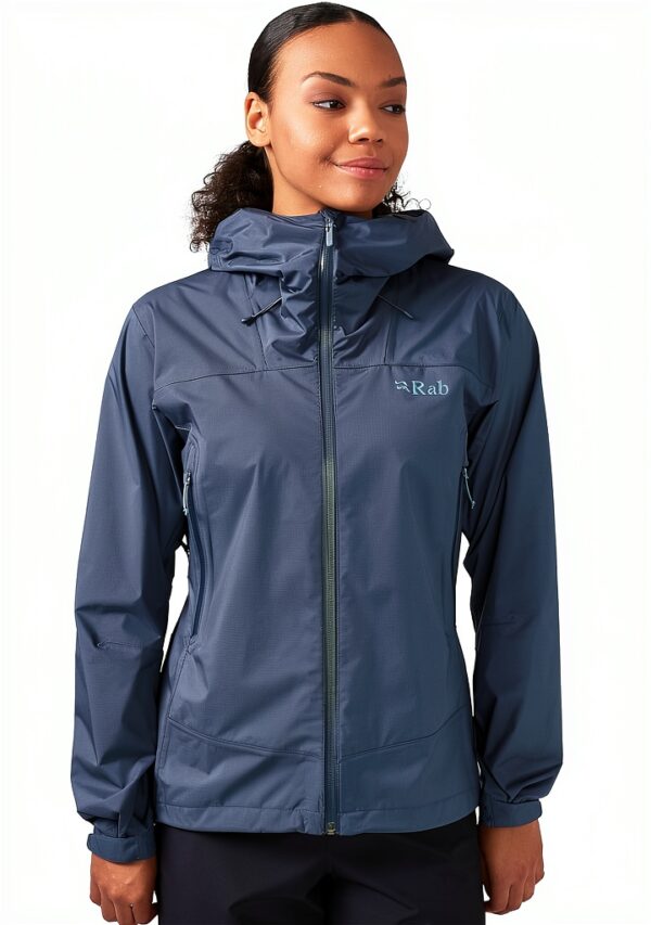 Rab Downpour Plus 2.0 Veste imperméable femme pour randonnée et-3