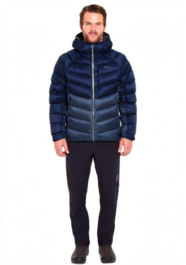 RAB Glaceon Pro Veste légère en duvet pour homme – Tempest Blue XL-1