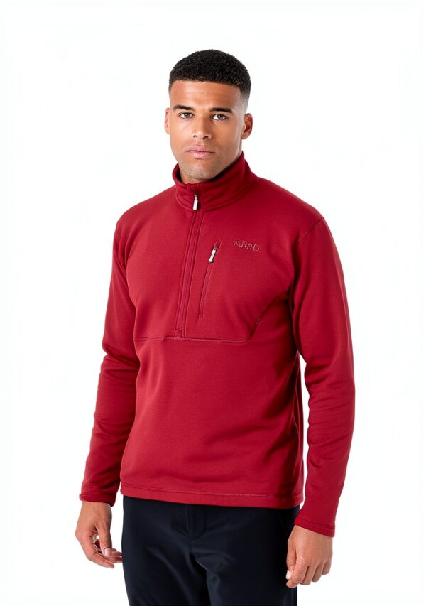 RAB Geon Pull on Polaire Homme - Rouge Sang de Bœuf Taille M-5