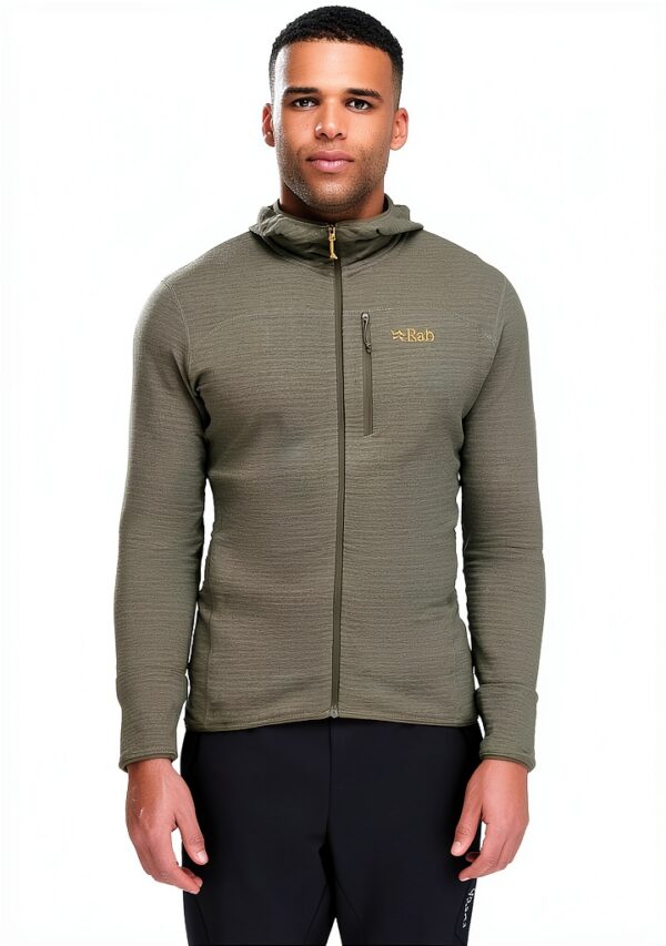 Rab Homme Ascendor Light Hoodie Veste Kaki Clair XL-3