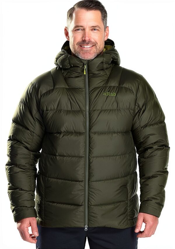 Rab Qdn Doudoune Homme - Modèle QDN-85, Couleur Armée, Taille S-3