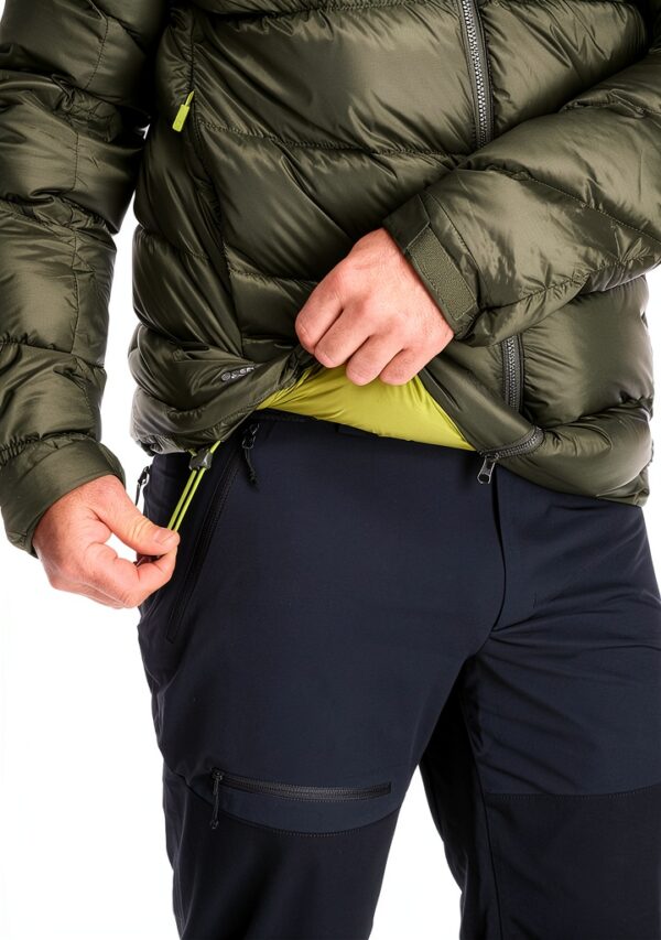 Rab Qdn Doudoune Homme - Modèle QDN-85, Couleur Armée, Taille S-1